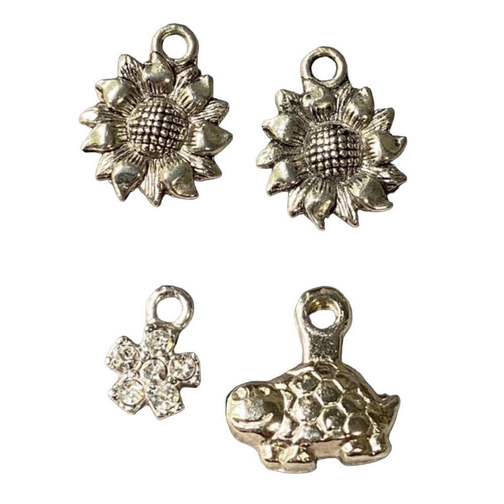 Silver Tone Charms Bundle